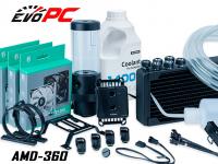 Комплект водяного охлаждения Evo Kit 360 - Amd
