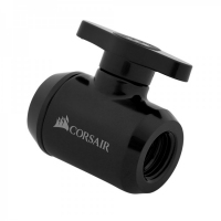 Кран Corsair Hydro X Series  XF Adapter Shut-off ball valve - Black