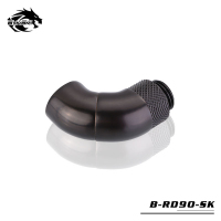 Угловой фитинг Bykski B-RD90-SK Black