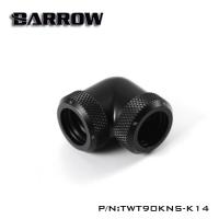 Фитинг угловой Barrow TWT90KNS-K14 Black
