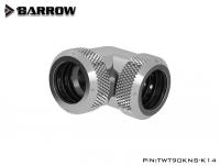 Фитинг угловой Barrow TWT90KNS-K14 Silver