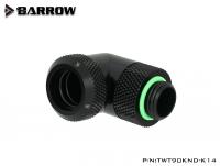 Фитинг угловой Barrow TWT90KND-K14 Black