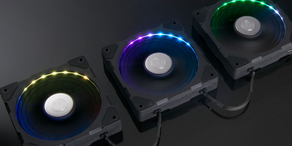 Вентиляторы Bitspower NJord Dual Fin DRGB Fan Вентиляторы Bitspower NJord Dual Fin DRGB Fan