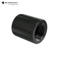 Прямой фитинг Barrowch FBBZT-A20 Black