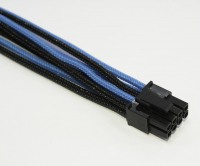 Удлинитель Power Cable 30 cm Black&Light Blue, 8Pin to 6+2Pin