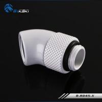 Угловой фитинг Bykski B-RD45-X White