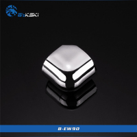 Угловой фитинг Bykski B-EW90 Silver