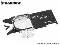 Водоблок Barrow BS-EV3090F-PA EVGA FTW3 Ultra/Gaming Backplate