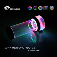 Помпа с резервуаром Bykski CP-NWD5-X-CT60-V3150MM 5V RBW 150MM
