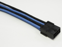 Удлинитель Power Cable 30 cm Black&Light Blue, 8Pin