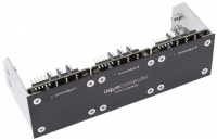 Aqua-Computer Bezel set for poweradjust 2/3 and farbwerk, black anodized aluminum