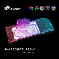 Водоблок Bykski N-AS3090TURBO-X 5V  RBW+Backplate
