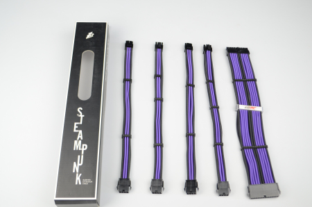 Комплект кабелей удлинителей 1StPlayer PSU EXTENSION CABLE Black/Violet