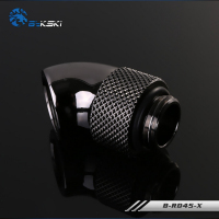 Угловой фитинг Bykski EVO EV-RD45-X Black