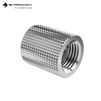 Прямой фитинг Barrowch FBBZT-A20 Silver