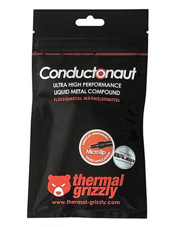 Жидкий металл Thermal Grizzly Conductonaut liquid metal thermal compound - 1 gram