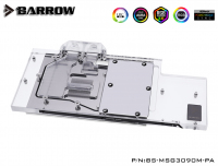 Водоблок Barrow BS-MSG3090M-PA MSI Trio 3080/3090 RBW