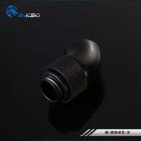 Угловой фитинг Bykski B-RD45-X Black