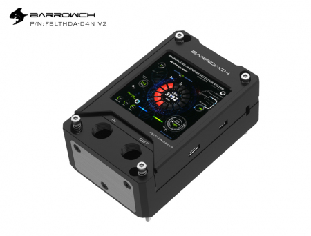 Водоблок Barrowch FBLTHDA-04N V2 POM Black