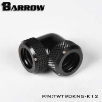 Угловой фитинг Barrow TWT90KNS-K12 Black