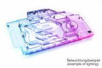 Водоблок для видеокарты Alphacool Eisblock Aurora Acryl GPX-N RTX 3090/3080 TUF with Backplate