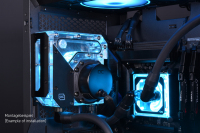 Резервуар Alphacool Rise Flat Reservoir D5