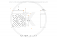Защитный кожух EK-Quantum Convection DDC - Silver