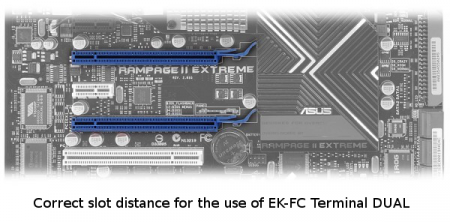 Соединительный мост EK-FC Terminal DUAL Parallel - Plexi