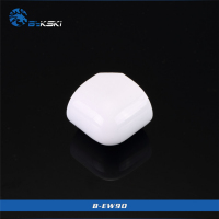 Угловой фитинг Bykski B-EW90 White