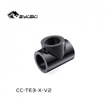 Угловой адаптер Bykski CC-TE3-X-V2 Black