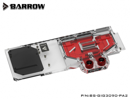 Водоблок Barrow BS-GIG3090-PA2 Gigabyte Eagle/Gaming/Vision 3080/3090 RBW