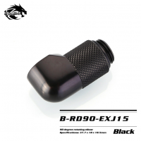 Угловой фитинг Bykski B-RD90-EXJ15 Black