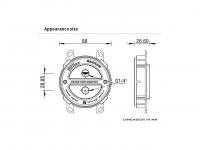 Водоблок Barrow LTSEA-04N RBW White Black