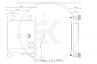 Водоблок EK-Quantum Velocity sTR4 - Nickel + Plexi
