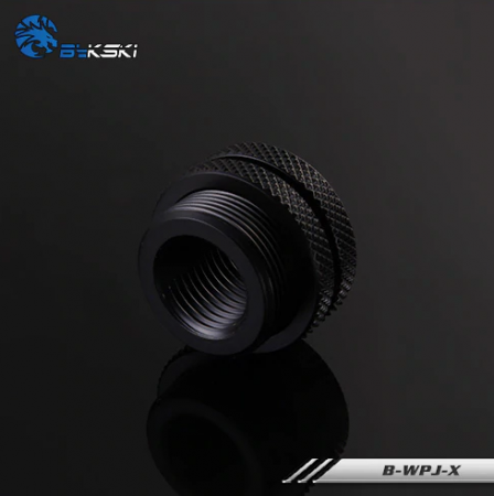 Проходной фитинг Bykski B-WPJ-X Black