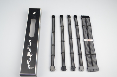 Комплект кабелей удлинителей 1StPlayer PSU EXTENSION CABLE Black/Gray