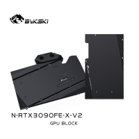 Водоблок Bykski N-RTX3090FE-X-V2 Acetal + Backplate