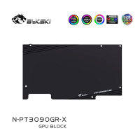 Водоблок Bykski N-PT3090GR-X 12V RGB + Backplate