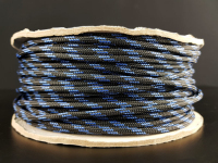 Оплетка для проводов Sleeve 4mm PET Black&PP Blue-1M