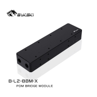 Терминал Bykski B-L2-8BM-X POM Black
