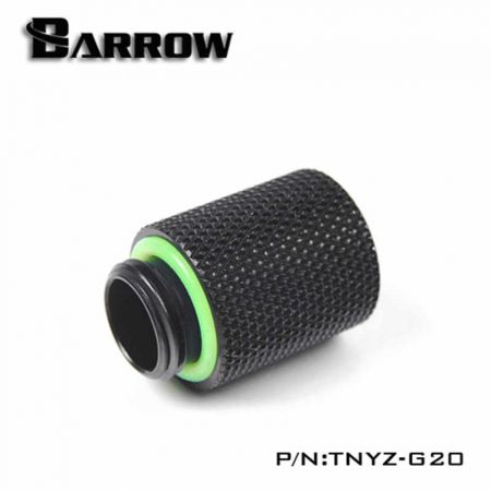 Прямой фитинг Barrow TNYZ-G20 Black