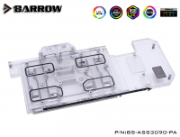 Водоблок Barrow BS-ASS3090-PA Asus Strix 3080/3090 RBW