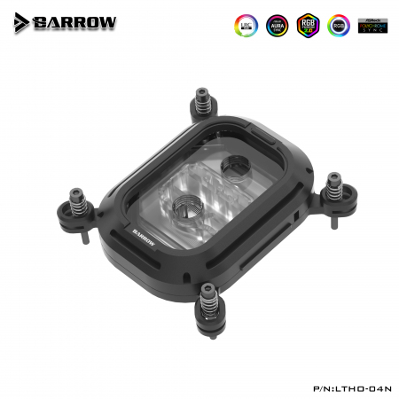 Водоблок Barrow LTHO-04N Black