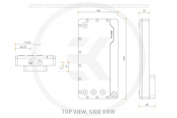 Резервуар с топом EK-Quantum Kinetic FLT 240 D5/DDC Body D-RGB - Plexi