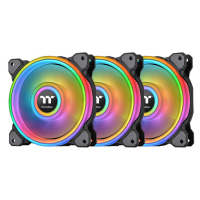 Комплект вентиляторов  Riing Quad 14 RGB Radiator Fan TT Premium Edition 3Pack