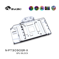 Водоблок Bykski N-PT3090GR-X 12V RGB + Backplate