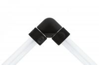 Угловой фитинг EK-AF Angled 90° 2F G1/4 Black