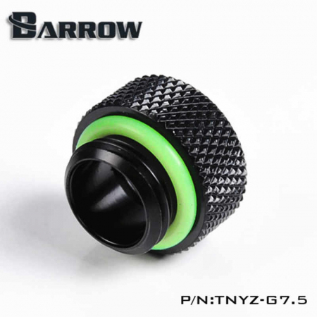 Прямой фитинг Barrow TNYZ-G7.5 Black